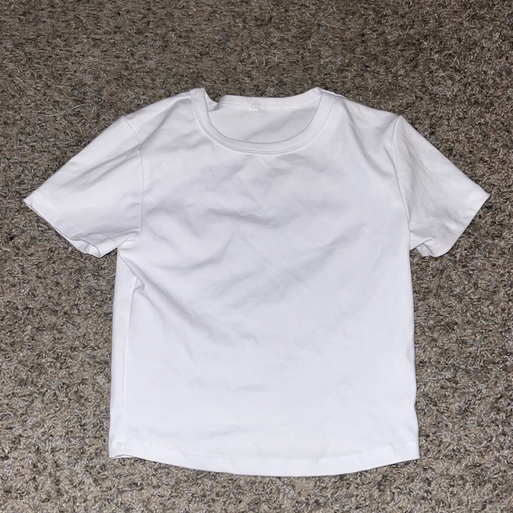 NEVER WORN white crop top!